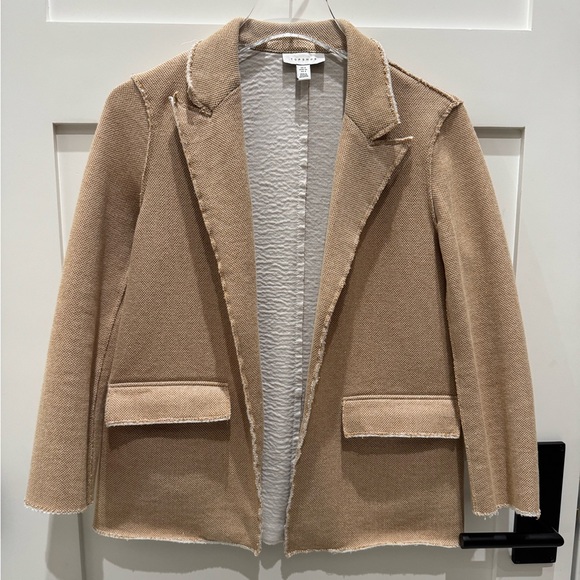 Topshop Jackets & Blazers - Topshop Beige Blazer for Women